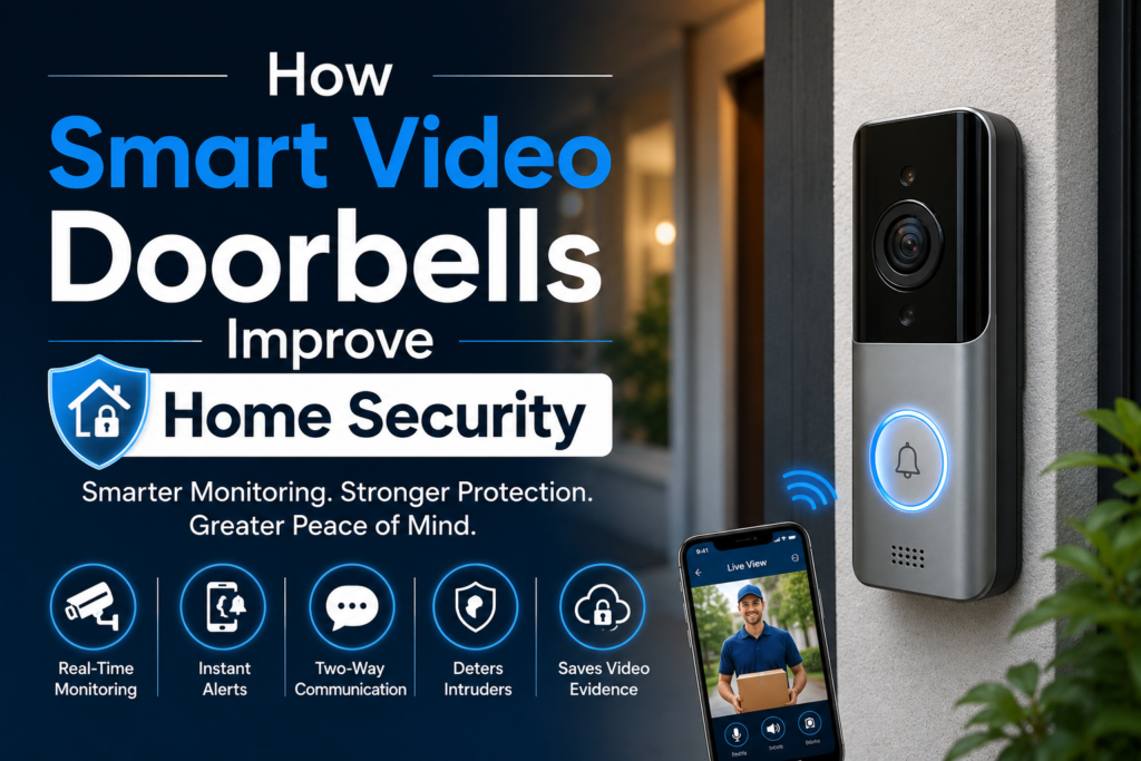 Smart Video Doorbell, Doorbell Camera, Wireless Video Doorbell, WiFi Doorbell Camera, Smart Home Security