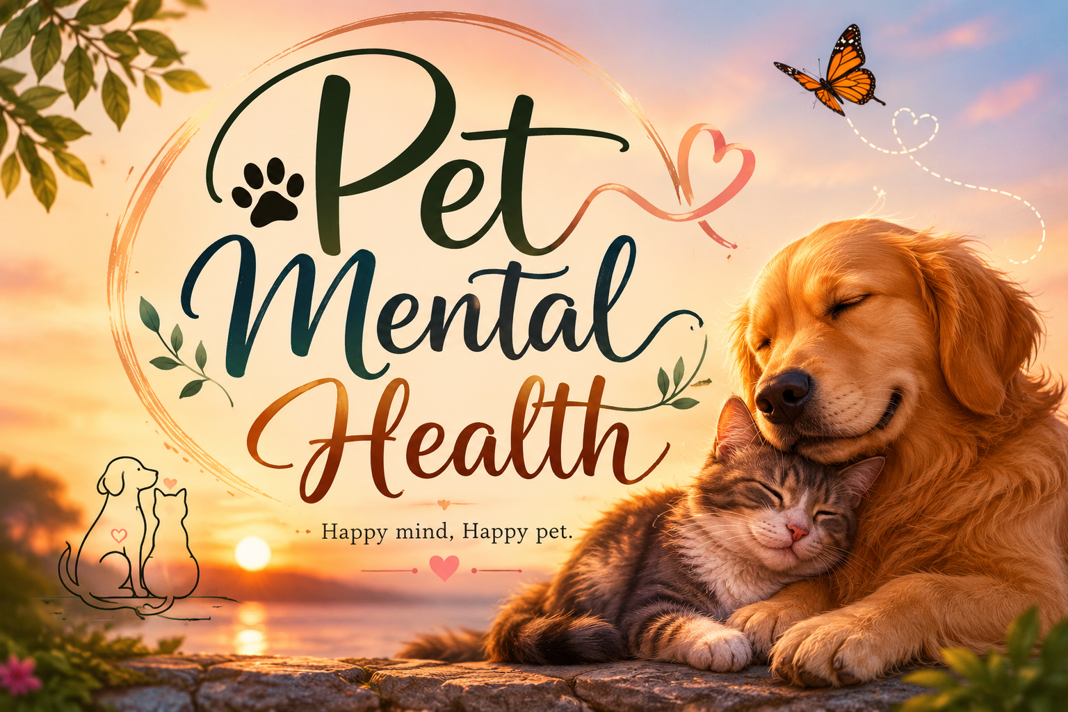 Pet Mental Health, Separation Anxiety in Pets, Dog Anxiety Symptoms, Cat Anxiety Signs, Pet Emotional Wellness, Reducing Pet Stress